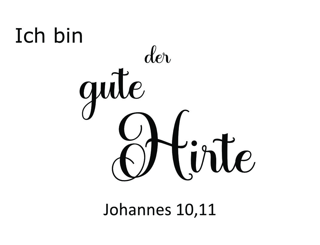 Ich bin der gute Hirte